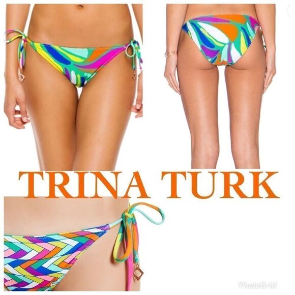 Trina Turk reversible bikini bottoms. NWT - Picture 1 of 5